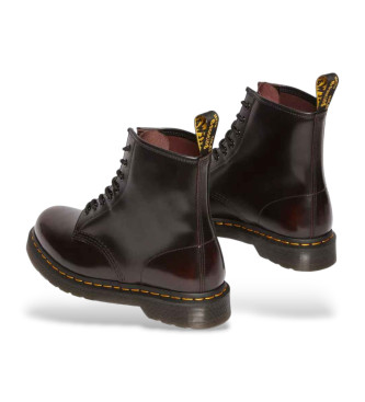 Dr Martens Botas 1460 de piel Arcadia en Rojo Cereza  