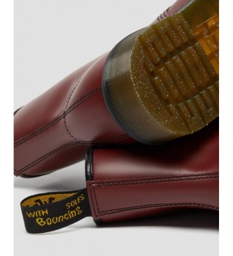Dr Martens 1460 botas de couro de borgonha