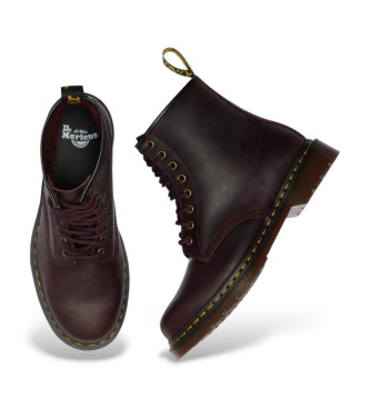 Dr Martens Stivali in pelle bordeaux Crazy Horse 1460
