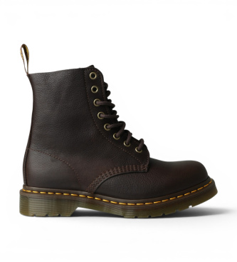 Dr Martens Botas de Couro 1460 Pascal castanho