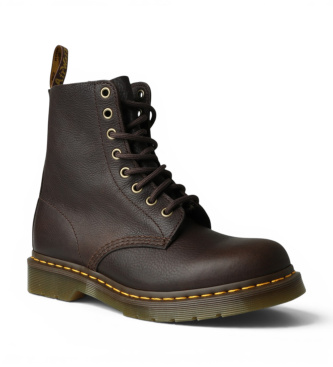 Dr Martens Botas de Couro 1460 Pascal castanho