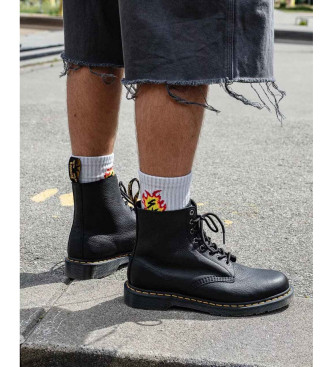 Dr Martens Usnjeni škornji 1460 Pascal black