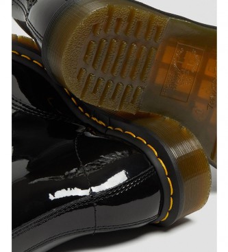 Dr Martens 1460 Stivali in pelle Patent Lamper neri