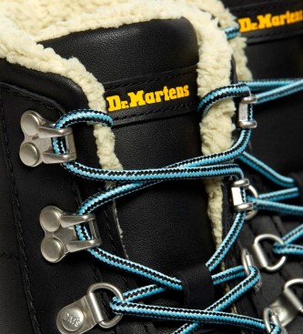 Dr Martens Leather boots 1460 Serena Collar Faux Faux black