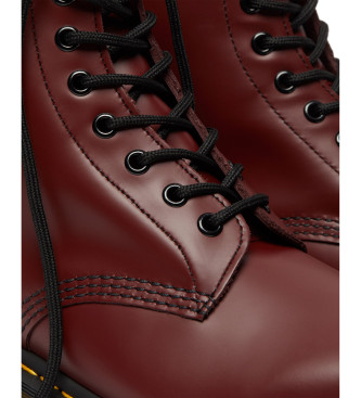 Dr Martens 1460 škornji iz gladkega bordo usnja