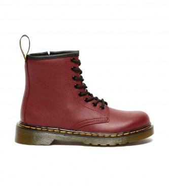 Dr Martens 1460 Y Cherry Red Softy T Cherry maroon leather boots