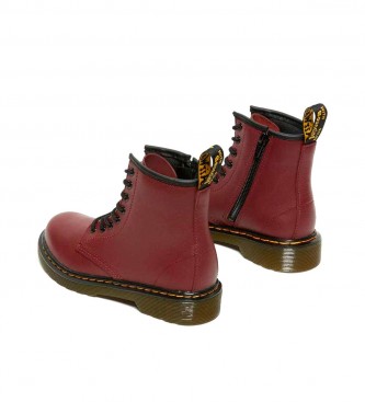 Dr Martens 1460 Y Cherry Red Softy T Cherry maroon leather boots