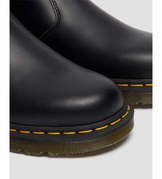 Dr Martens 2976 Ys botas de couro liso preto