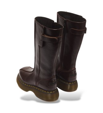 Dr Martens Botas de Couro Buzz Hi castanho