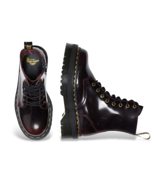 Dr Martens Jadon Arcadia leather boots burgundy