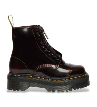 Dr Martens Botas de piel Sinclair Arcadia rojo cereza
