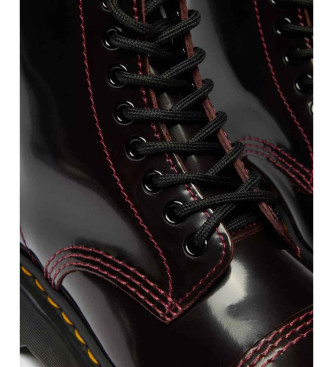 Dr Martens Botas de piel Sinclair Arcadia rojo cereza