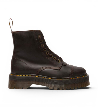 Dr Martens Rjavi usnjeni škornji Sinclair
