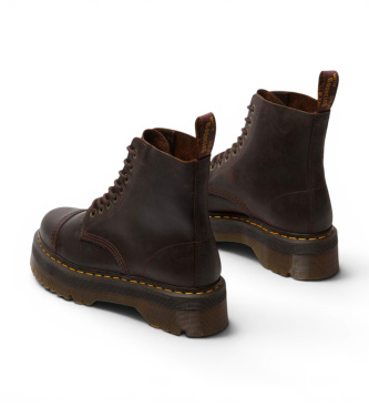 Dr Martens Rjavi usnjeni škornji Sinclair