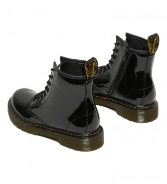 Dr Martens 1460 J Black Patent Lamper leather boots black