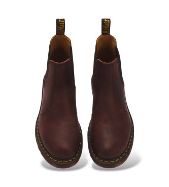 Dr Martens Usnjeni gležnjarji 2976 Ys rjavi