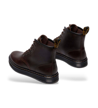 Dr Martens Brookline Chukka Dark Brown Leather Ankle Boots