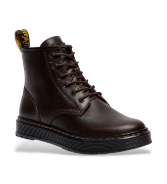 Dr Martens Brookline Chukka Dark Brown Leather Ankle Boots