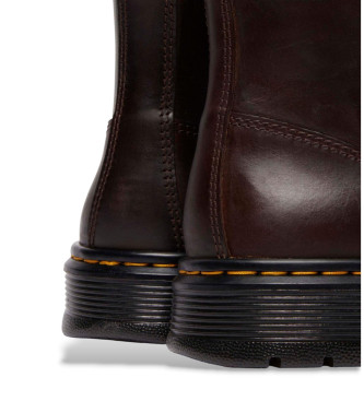 Dr Martens Brookline Chukka Dark Brown Leather Ankle Boots