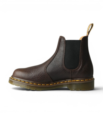 Dr Martens Stivaletti in Pelle Chelsea 2976 Ambassador marroni