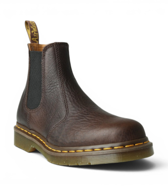 Dr Martens Stivaletti in Pelle Chelsea 2976 Ambassador marroni