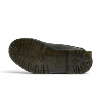 Dr Martens Chelsea-Lederstiefel 2976 Leonore mit schwarzem Kunstfellfutter