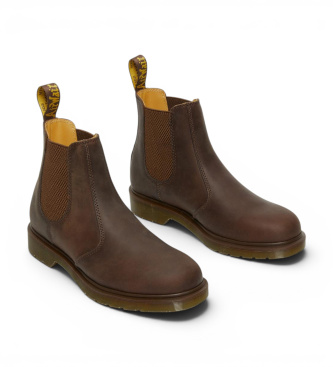 Dr Martens Botines de Piel Chelsea 2976 marrón