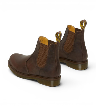 Dr Martens Botines de Piel Chelsea 2976 marrón