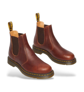 Dr Martens Chelsea Leather Ankle Boots 2976 brown