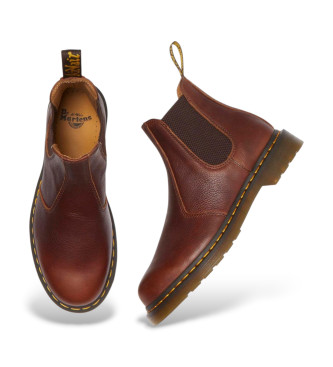 Dr Martens Chelsea Leather Ankle Boots 2976 brown