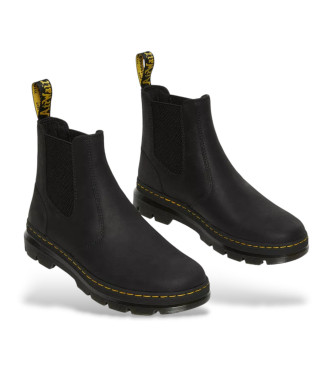 Dr Martens Embury Black Wyoming leather ankle boots black