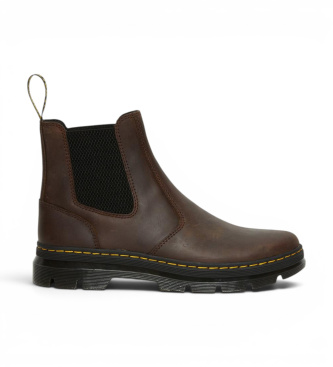 Dr Martens Rjavi usnjeni gležnjarji Embury