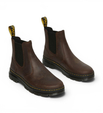 Dr Martens Rjavi usnjeni gležnjarji Embury