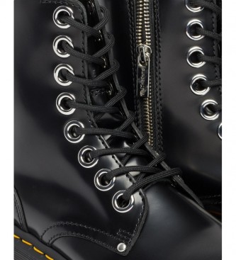 Dr Martens Jadon Max botas de couro preto -Altura da plataforma: 5,5 cm