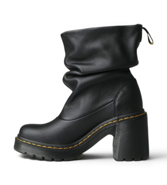 Dr Martens Bottes en Cuir Kasey Lo noir
