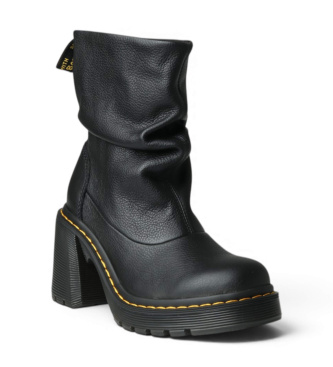 Dr Martens Bottes en Cuir Kasey Lo noir