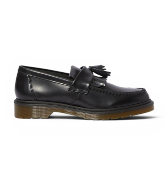 Dr Martens Usnjeni mokasinki Adrian s cofom črni