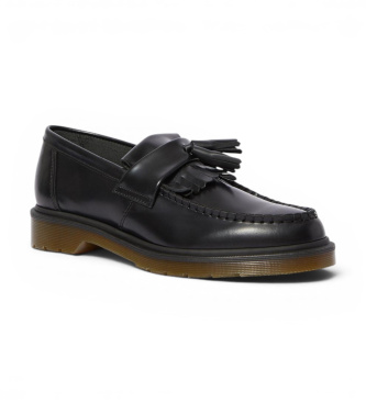 Dr Martens Usnjeni mokasinki Adrian s cofom črni