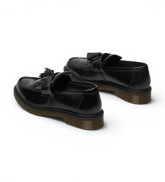 Dr Martens Usnjeni mokasinki Adrian s cofom črni