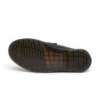 Dr Martens Usnjeni mokasinki Adrian s čopkom črni