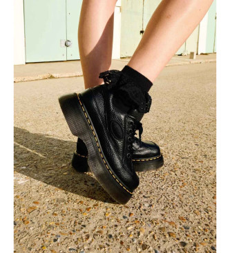 Dr Martens Mocasines de piel Buzz 5i negro