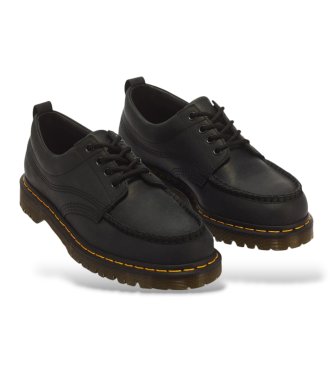 Dr Martens Usnjeni mokasini Lowell črni