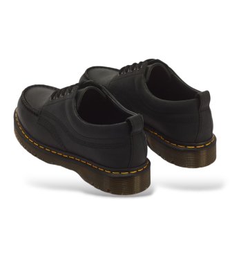 Dr Martens Usnjeni mokasini Lowell črni