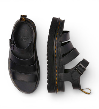 Dr Martens Blaire Athena l�der sandaler sort