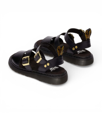 Dr Martens Gryphon Atlas Leather Sandals black