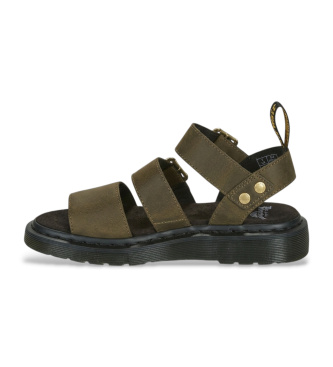 Dr Martens Sand�lias de couro Gryphon Dms verde