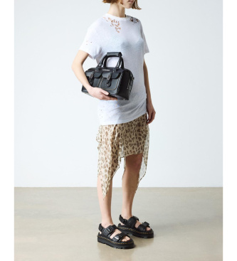 Dr Martens Zebzag-sandaler i l�der, sort