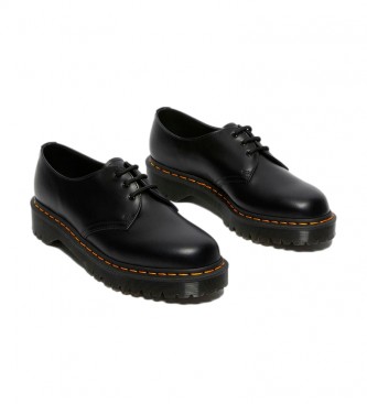 Dr Martens Zapatos de piel 1461 Bex Black Smooth negro