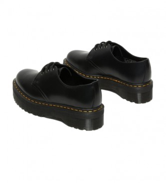 Dr Martens Sapatos de couro 1461 Quad preto -Altura da Plataforma: 4,7 cm