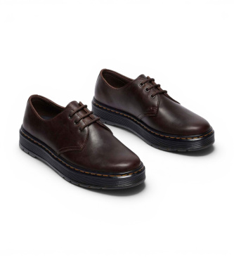 Dr Martens Brookline Lo mørkebrun lædersko